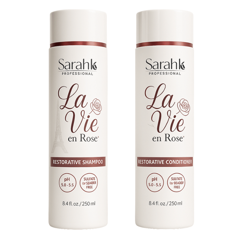 Sarah K La Vie en Rose Restorative Shampoo & Conditioner – Paraben & Sulfate Free