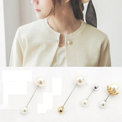 Elegant Faux Pearl Brooch Pins – For Sweaters, Shawls, Cardigans & Dresses - E11 Store