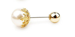 Elegant Faux Pearl Brooch Pins – For Sweaters, Shawls, Cardigans & Dresses