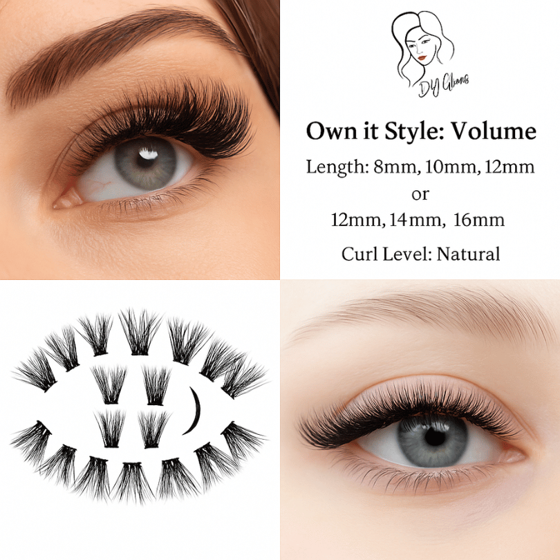 DIY Glams Own it Style – Natural Curl Volume Lashes | E11 Store