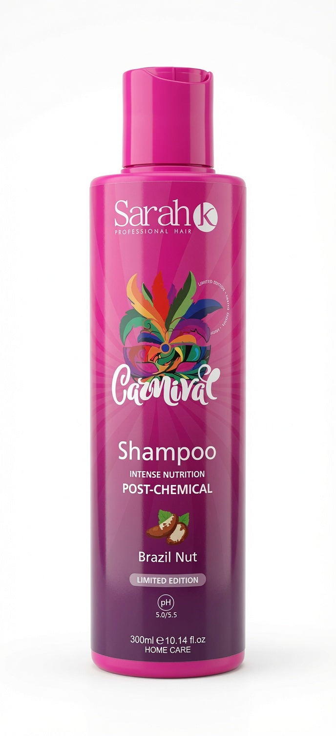 Carnival Shampoo  – Intense Nutritive Post-Chemical Hair Care with Castanha do Pará – Nourishing & Restorative Formula for Damaged Hair