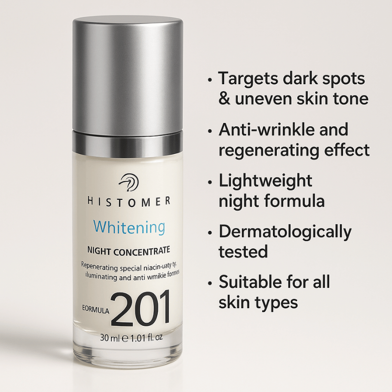 Histomer Formula 201 Whitening Night Concentrate – Brightening Anti-Wrinkle Serum 30ml