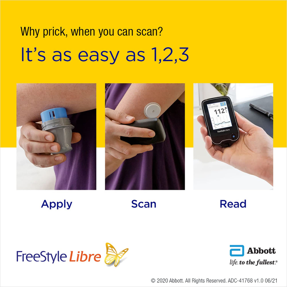 Abbott FreeStyle Libre Sensor and Reader for glucose monitoring – available in UAE at E11 Store