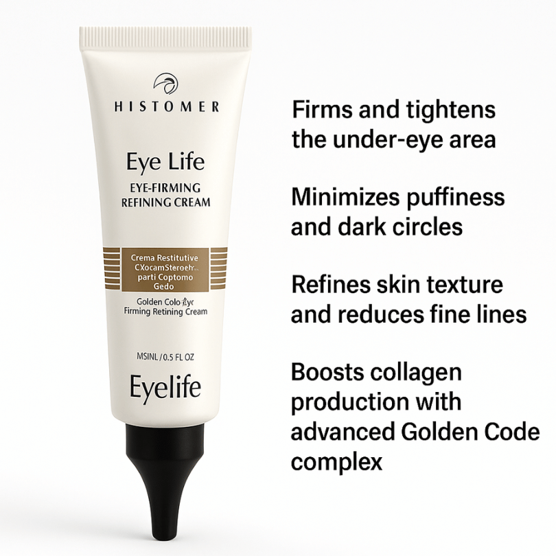 Histomer Eye Life Golden Code Eye Firming Refining Cream – 15ml tube