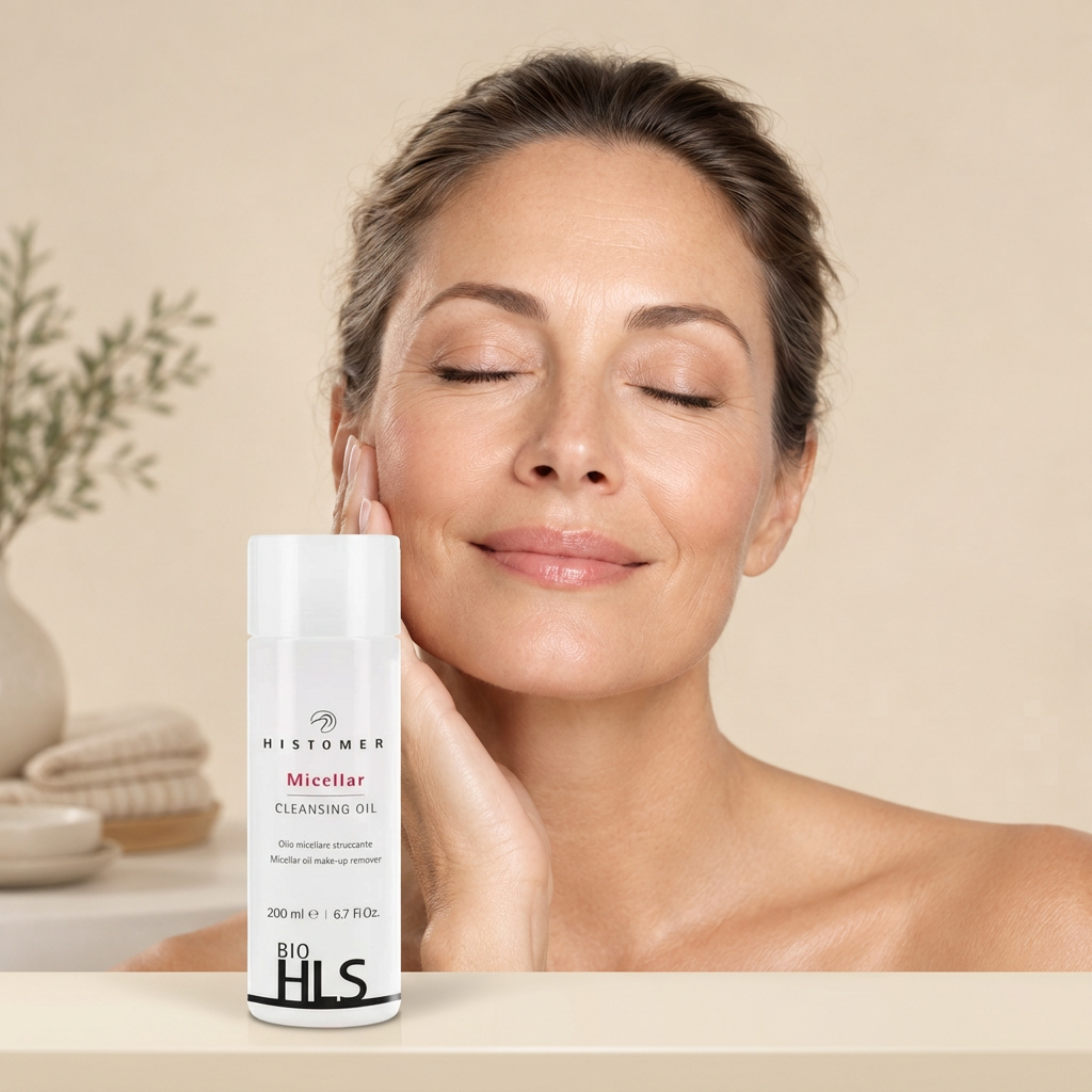 Anti-Aging and Skin Longevity with Histomer BIO HLS Micellar Cleansing Oil