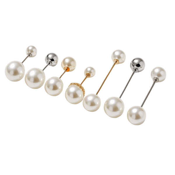 Elegant Faux Pearl Brooch Pins – For Sweaters, Shawls, Cardigans & Dresses - E11 Store