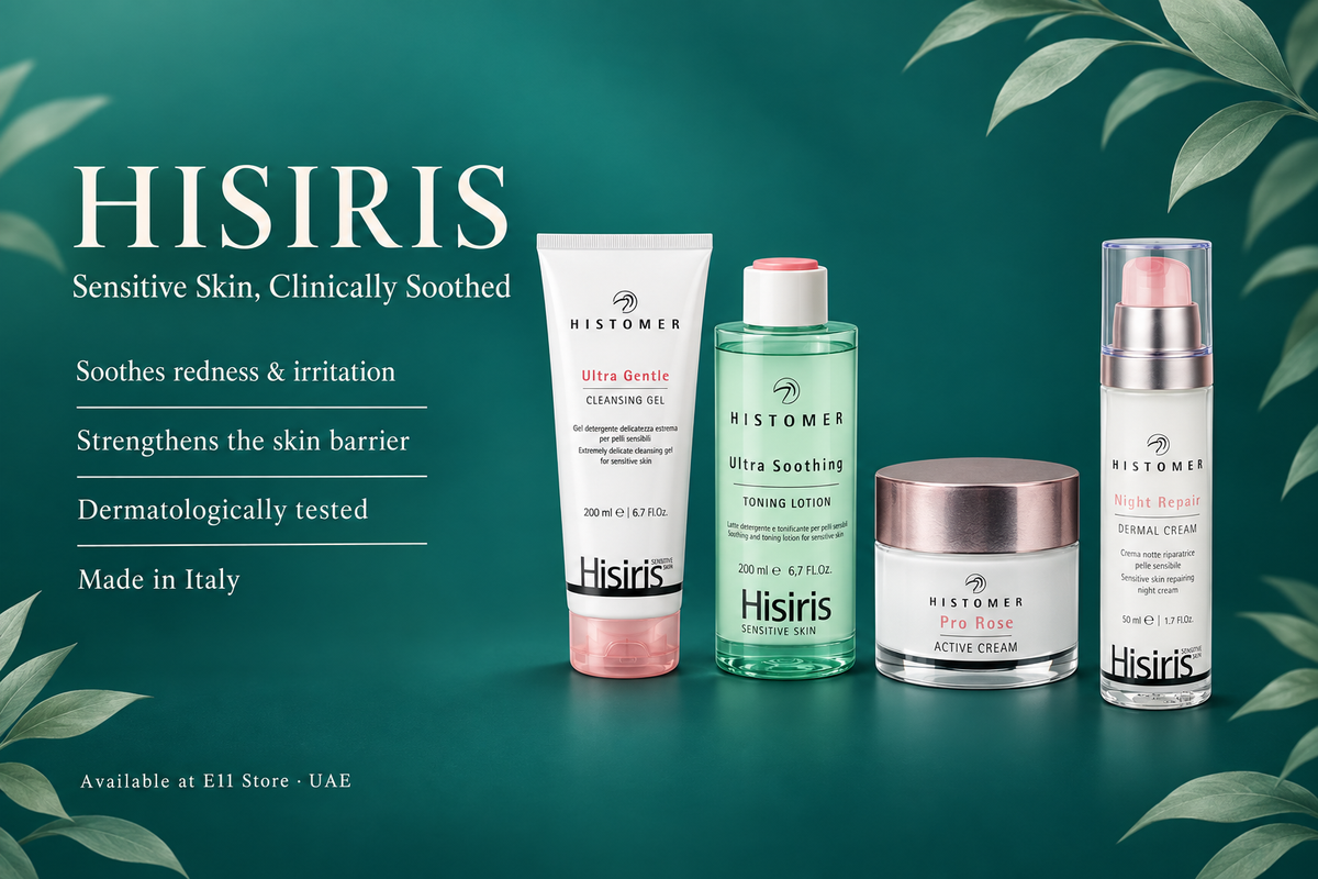 HISIRIS desktop slideshow image using real product photos