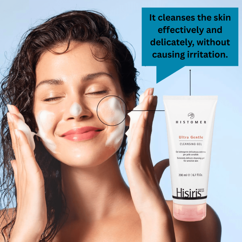 Histomer Hisiris Ultra Gentle Cleansing Gel – Sensitive Skin | 200ml Secondary image