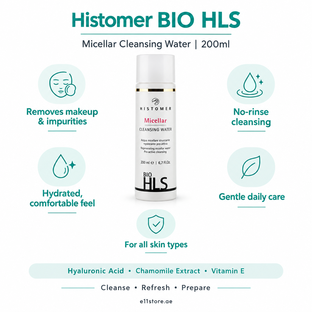 Histomer BIO HLS Micellar Cleansing Water – Makeup Remover & Skin Purifier | 200ml Secondary image