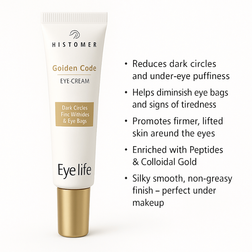 Eye Life Golden Code Eye Cream – Dark Circle & Puffiness Treatment - E11 Store