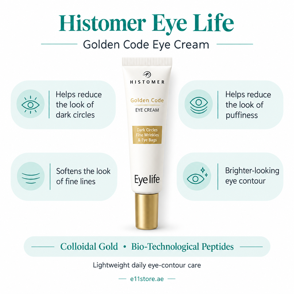 Histomer Eye Life Golden Code Eye Cream – Dark Circle & Puffiness Treatment Secondary image