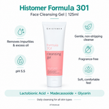 Histomer Formula 301 Face Cleansing Gel 125ml key-features image | E11 Store