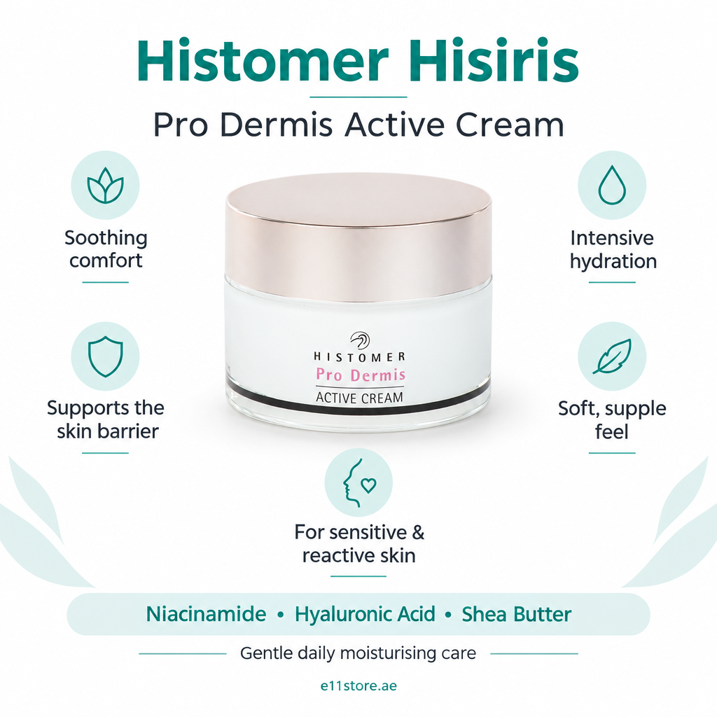 Histomer Hisiris Pro Dermis Active Cream key-features image | E11 Store