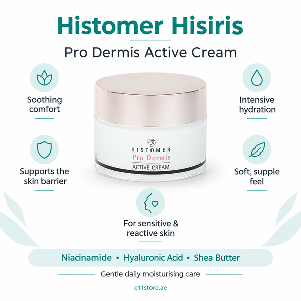 Histomer Hisiris Pro Dermis Active Cream key-features image | E11 Store