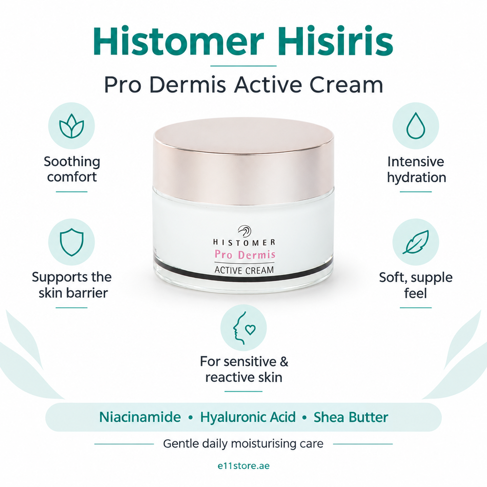Histomer Hisiris Pro Dermis Active Cream key-features image | E11 Store