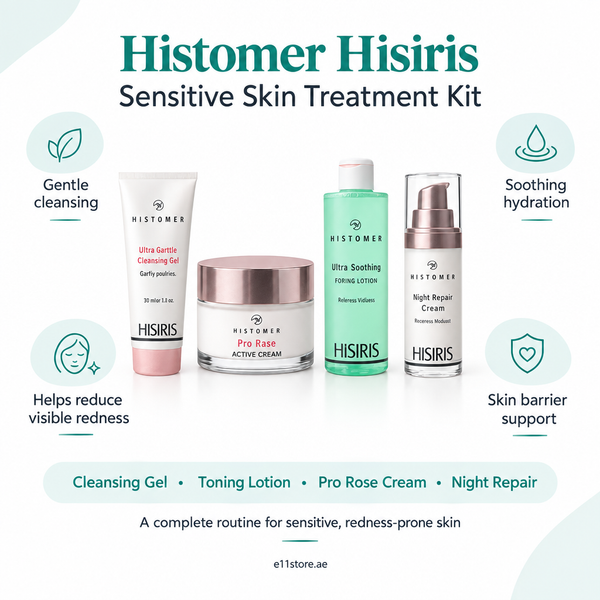 Histomer Hisiris Sensitive Skin Treatment Kit key-features image | E11 Store