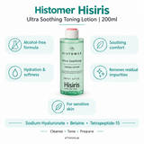 Histomer Hisiris Ultra Soothing Toning Lotion 200ml key-features image | E11 Store