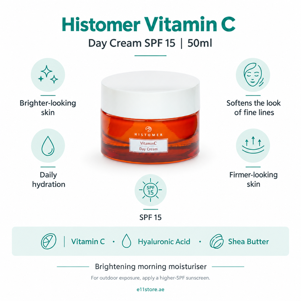 Histomer Vitamin C Day Cream SPF 15 50ml key-features image | E11 Store
