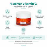 Histomer Vitamin C Day Cream SPF 15 50ml key-features image | E11 Store