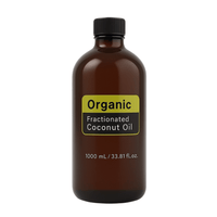Organic Fractionated Coconut Oil | Skin, Hair & Massage Use | 1000ml