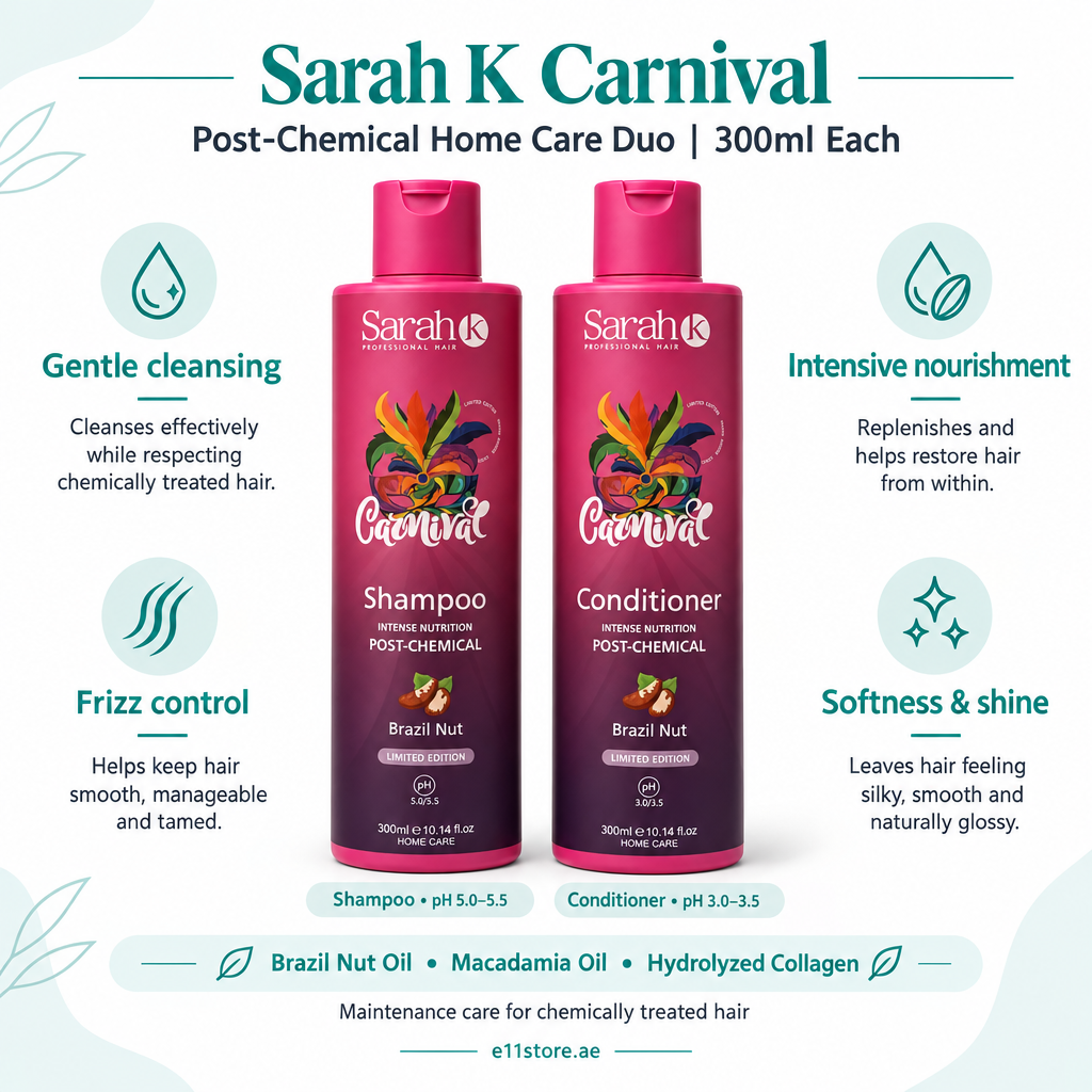 Sarah K Carnival Shampoo and Conditioner Home Care Duo key-features image | E11 Store