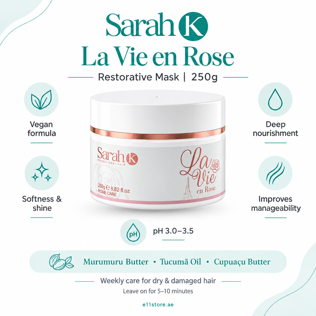 Sarah K La Vie en Rose Restorative Mask – Deep Repair Vegan Hair Treatment | 250g Secondary image