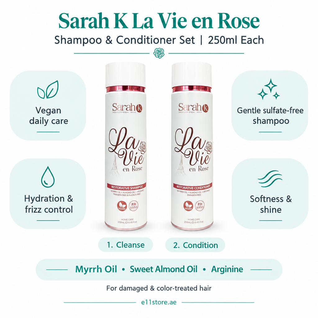 Sarah K La Vie en Rose Shampoo and Conditioner Set key-features | E11 Store