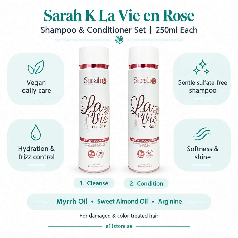 Sarah K La Vie en Rose Shampoo and Conditioner Set key-features | E11 Store