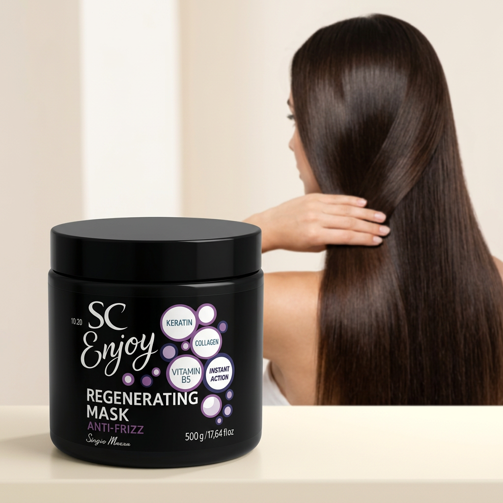 Smoothing & Frizz Control image featuring Sarah K Enjoy Anti-Frizz Mask