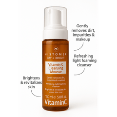 Vitamin C Cleansing Mousse – Brightening Face Cleanser 150ml - E11 Store