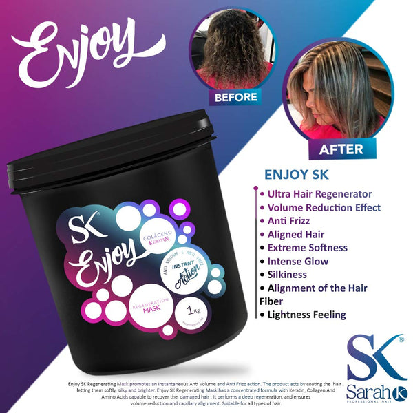 Enjoy Regenerating Hair Mask | Anti - Frizz Deep Repair Treatment - E11 Store