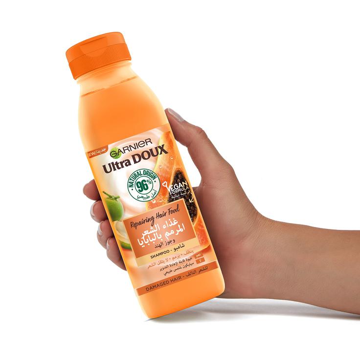 Ultra Doux Repairing Papaya Hair Food Shampoo for Damaged Hair - E11 Store